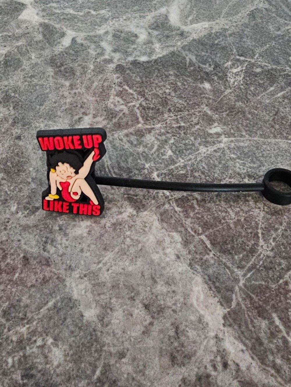 NWT Betty Boop Reusable Straw Cover Accessory